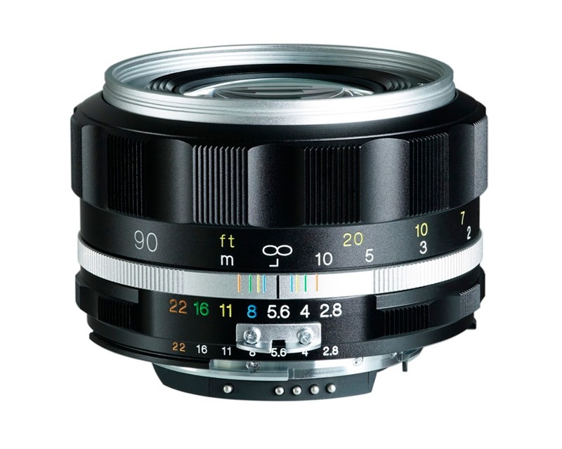 Voigtlander 90mm f2.8 SL II-S Apo-Skopar Nikon Fit Silver Lens