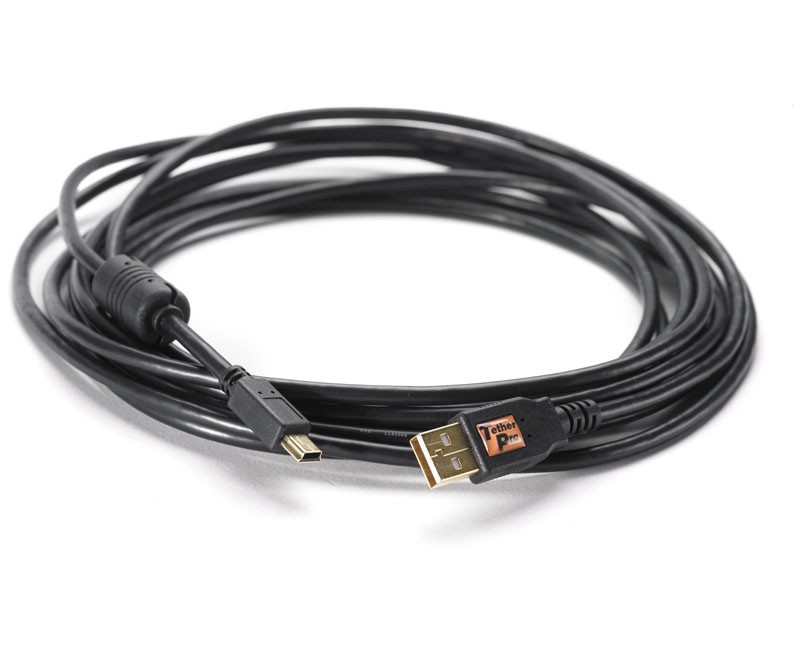 TetherTools CU5406 TetherPro USB 2.0 A Male to Mini-B 5 Pin 6' (1.8m) Cable