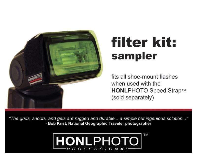 Honl Photo Sampler Filter (Gel) Kit
