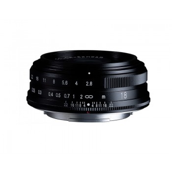 Voigtlander 18mm f2.8 Color-Skopar X Mount Lens Black