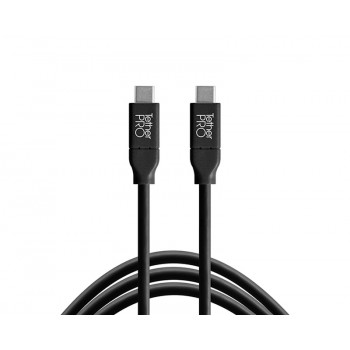 TetherTools CUC10-BLK TetherPro USB-C to USB-C, 10' (3m) Black Cable