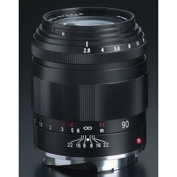 Voigtlander 90mm f2.8 VM Apo-Skopar Black Lens