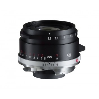 Voigtlander 50mm f2.2 Color-Skopar VM Lens Black