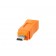 TetherTools CUC2615-ORG TetherPro USB-C to 2.0 Mini-B 8-Pin, 15' (4.6m) Orange Cable